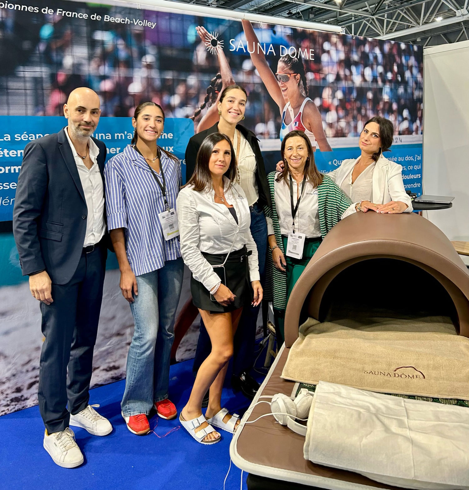 Equipe Holicare® sur un salon professionnel